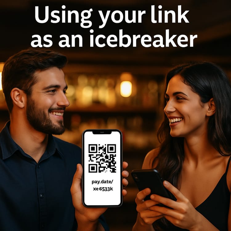 Using your link as an icebreaker