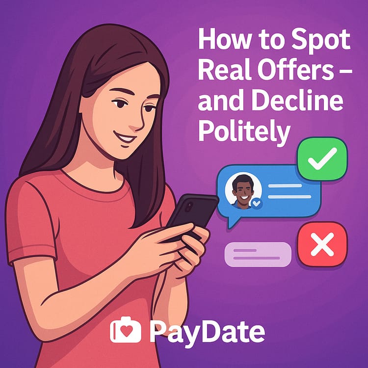 How to Spot Real Offers – and Decline Politely